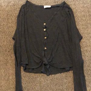 Black tie long sleeve